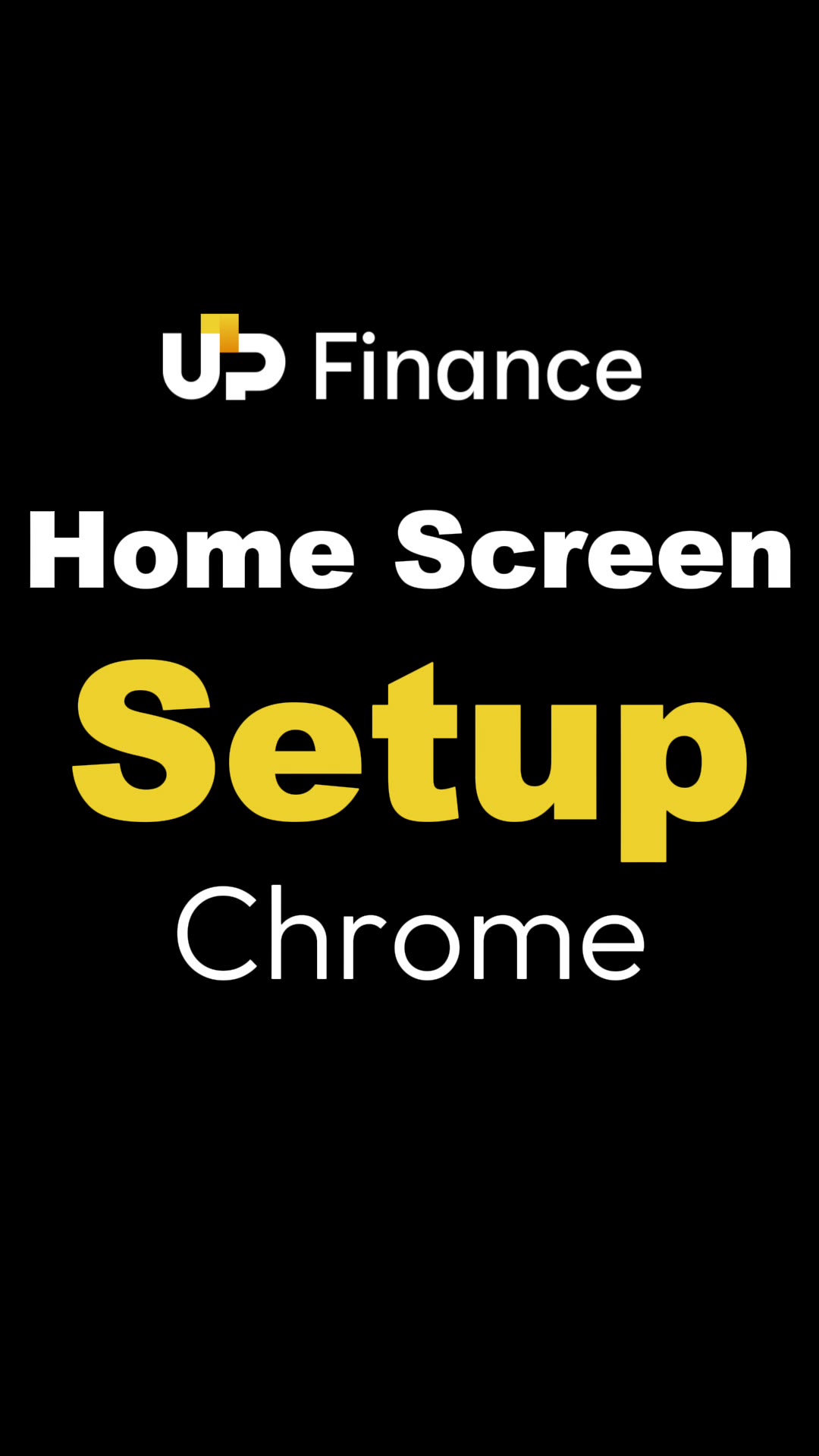 Add to Home Screen in Chrome